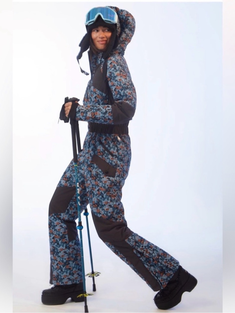 Free People Movement All Prepped Printed Ski Suit Size XS